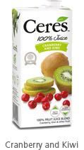 Ceres 100% Fruit Juice Cranberry & Kiwi 1L